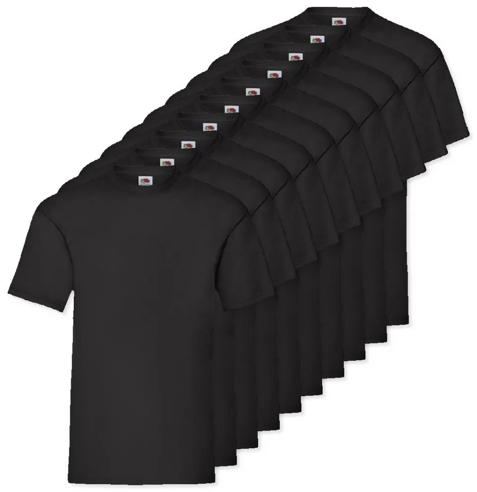 Pack de 36 Fruit of the Loom SC230 - T-Shirt Manches Courtes Homme