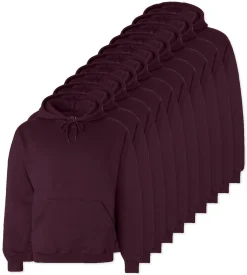 Pack de 48 Fruit of the Loom SC270 - Sweat Shirt Capuche Homme Coton
