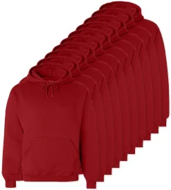 Pack de 48 Fruit of the Loom SC270 - Sweat Shirt Capuche Homme Coton