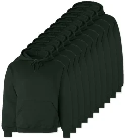 Pack de 48 Fruit of the Loom SC270 - Sweat Shirt Capuche Homme Coton