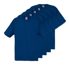 Pack de 5 Fruit of the Loom SC6 - T-Shirt Manches Courtes 100% Coton