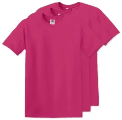 Pack de 30 Fruit of the Loom SC6 - T-Shirt Manches Courtes 100% Coton