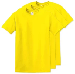 Pack de 30 Fruit of the Loom SC6 - T-Shirt Manches Courtes 100% Coton