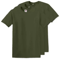 Pack de 30 Fruit of the Loom SC6 - T-Shirt Manches Courtes 100% Coton