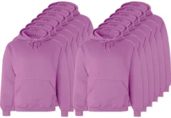 Pack de 12 Fruit of the Loom SC270 - Sweat Shirt Capuche Homme Coton