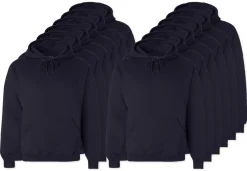 Pack de 12 Fruit of the Loom SC270 - Sweat Shirt Capuche Homme Coton