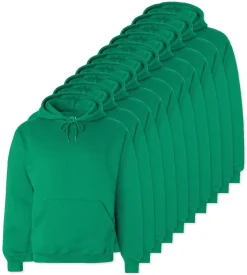 Pack de 24 Fruit of the Loom SC270 - Sweat Shirt Capuche Homme Coton