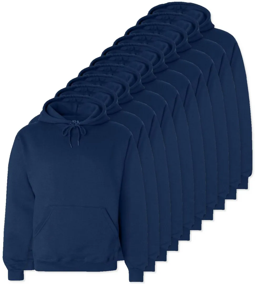 Pack de 24 Fruit of the Loom SC270 - Sweat Shirt Capuche Homme Coton