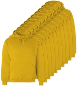 Pack de 24 Fruit of the Loom SC270 - Sweat Shirt Capuche Homme Coton