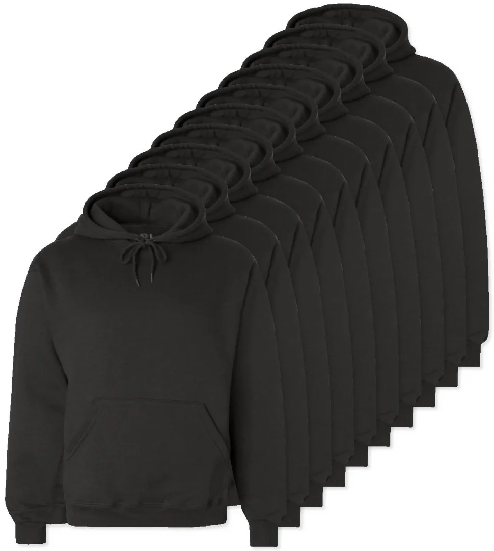 Pack de 24 Fruit of the Loom SC270 - Sweat Shirt Capuche Homme Coton