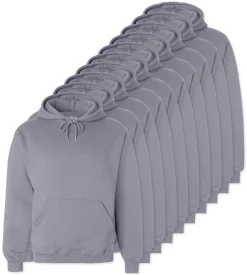 Pack de 24 Fruit of the Loom SC270 - Sweat Shirt Capuche Homme Coton