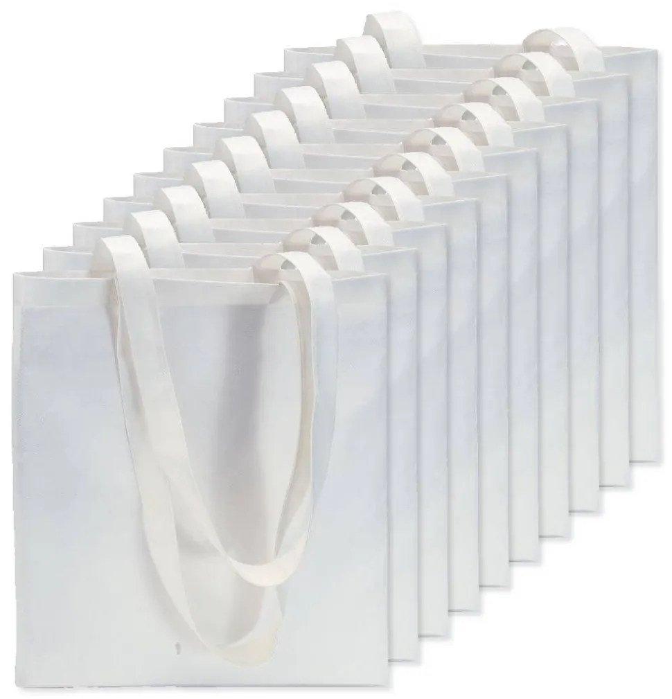 Pack de 10 GiftRetail IT3787 - TOTECOLOR Sac de shopping