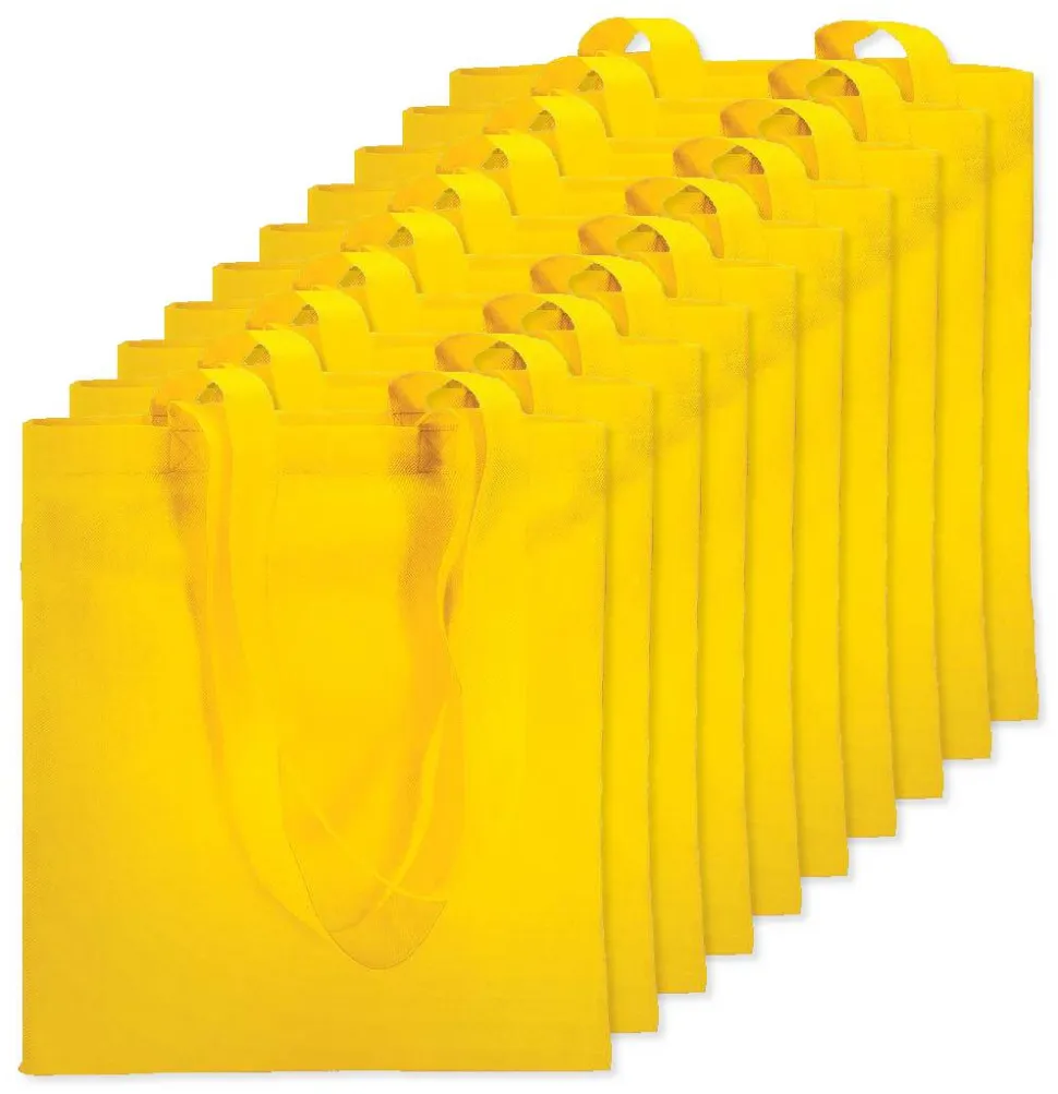Pack de 10 GiftRetail IT3787 - TOTECOLOR Sac de shopping