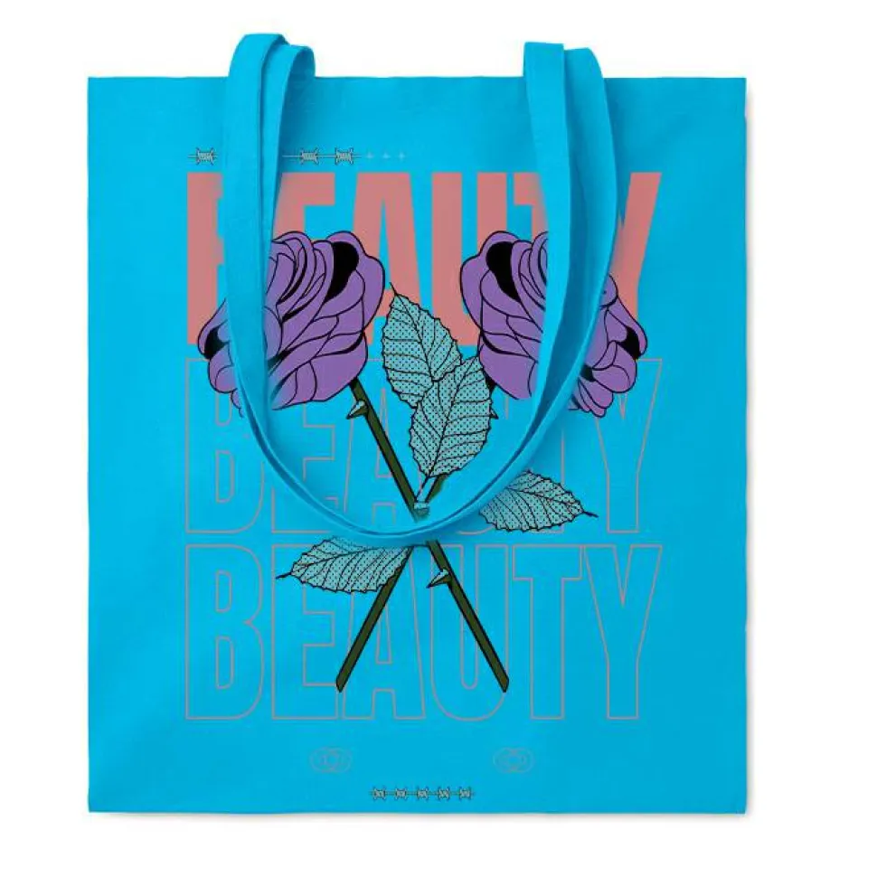 Pack de 3 GiftRetail MO9268 - COTTONEL COLOUR + Sac shopping coton 140gr/m²