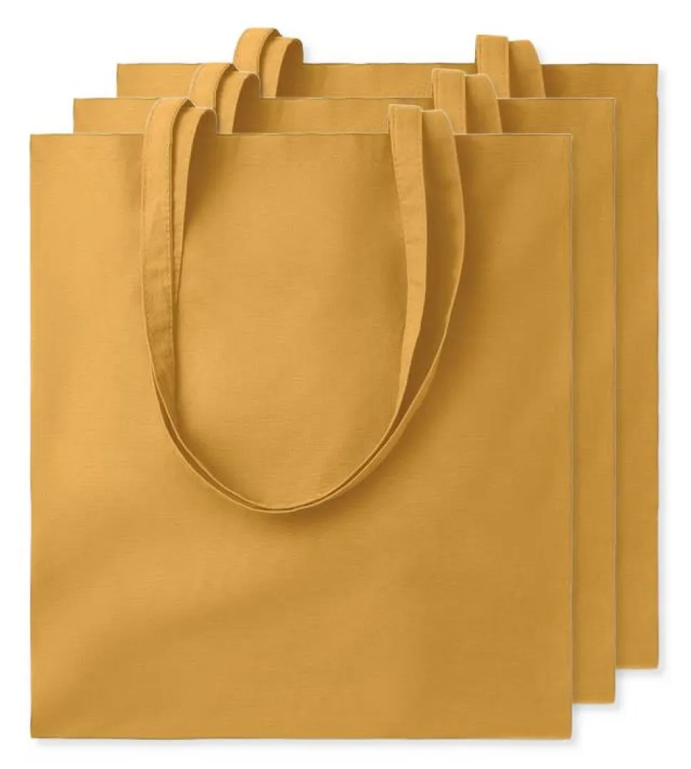 Pack de 3 GiftRetail MO9268 - COTTONEL COLOUR + Sac shopping coton 140gr/m²