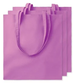 Pack de 3 GiftRetail MO9268 - COTTONEL COLOUR + Sac shopping coton 140gr/m²