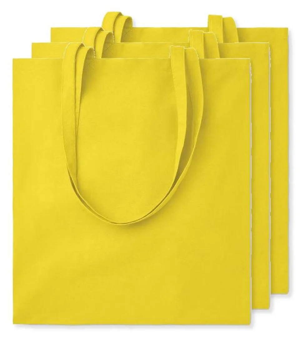 Pack de 3 GiftRetail MO9268 - COTTONEL COLOUR + Sac shopping coton 140gr/m²