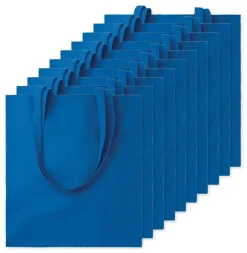 Pack de 10 GiftRetail MO9268 - COTTONEL COLOUR + Sac shopping coton 140gr/m²