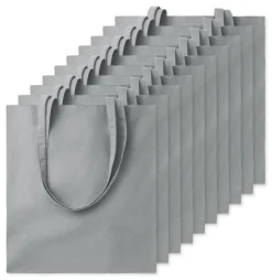 Pack de 10 GiftRetail MO9268 - COTTONEL COLOUR + Sac shopping coton 140gr/m²