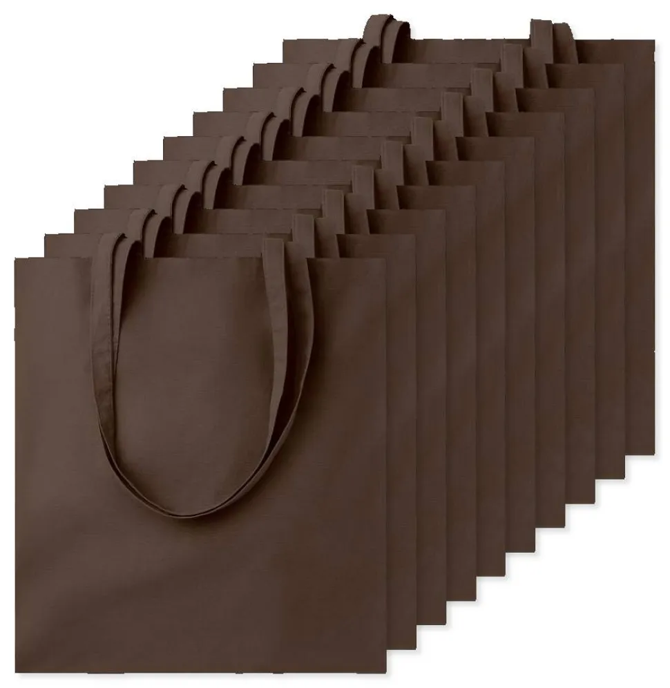 Pack de 100 GiftRetail MO9268 - COTTONEL COLOUR + Sac shopping coton 140gr/m²