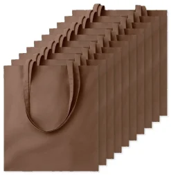 Pack de 100 GiftRetail MO9268 - COTTONEL COLOUR + Sac shopping coton 140gr/m²