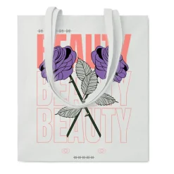 Pack de 100 GiftRetail MO9268 - COTTONEL COLOUR + Sac shopping coton 140gr/m²