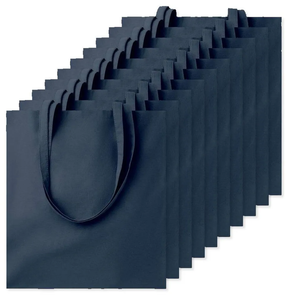Pack de 100 GiftRetail MO9268 - COTTONEL COLOUR + Sac shopping coton 140gr/m²