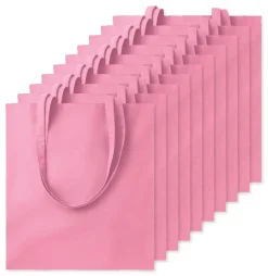 Pack de 100 GiftRetail MO9268 - COTTONEL COLOUR + Sac shopping coton 140gr/m²