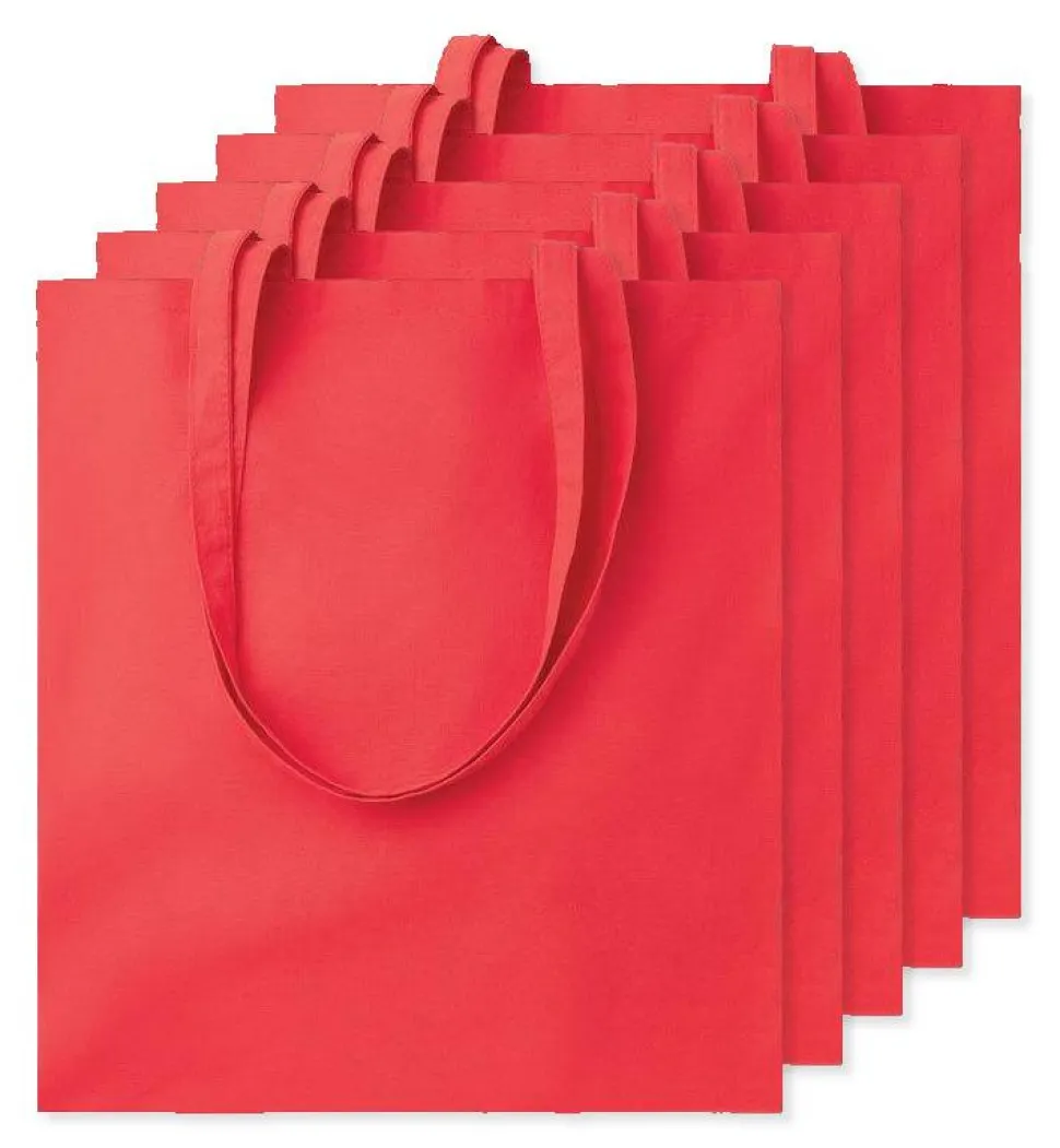 Pack de 50 GiftRetail MO9268 - COTTONEL COLOUR + Sac shopping coton 140gr/m²