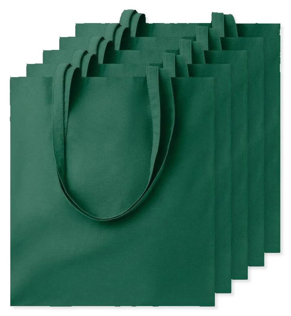 Pack de 50 GiftRetail MO9268 - COTTONEL COLOUR + Sac shopping coton 140gr/m²
