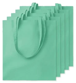 Pack de 50 GiftRetail MO9268 - COTTONEL COLOUR + Sac shopping coton 140gr/m²