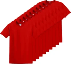 Pack de 10 Gildan 5000 - T-Shirt en Coton™ épais pour adultes