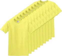 Pack de 10 Gildan 5000 - T-Shirt en Coton™ épais pour adultes
