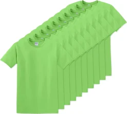 Pack de 10 Gildan 5000 - T-Shirt en Coton™ épais pour adultes