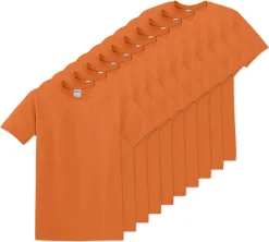Pack de 10 Gildan 5000 - T-Shirt en Coton™ épais pour adultes
