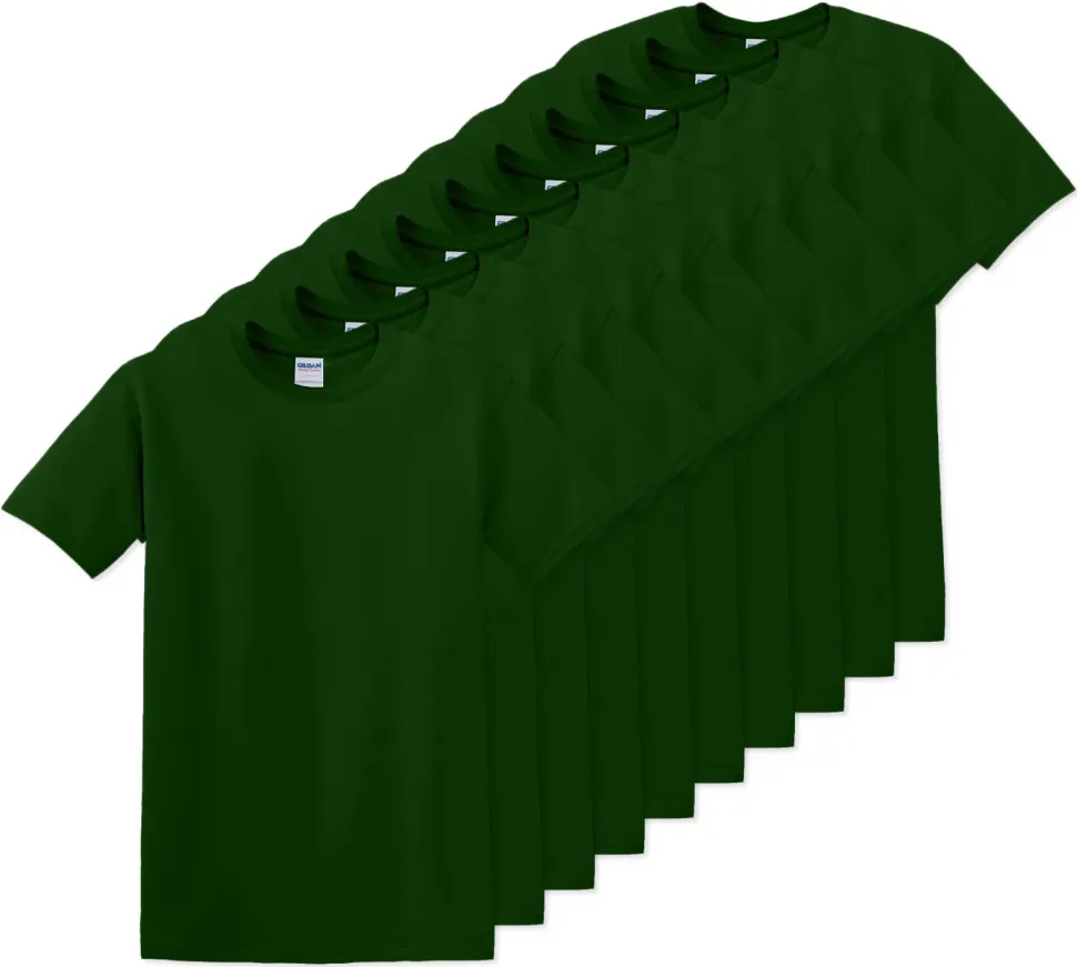 Pack de 10 Gildan 5000 - T-Shirt en Coton™ épais pour adultes