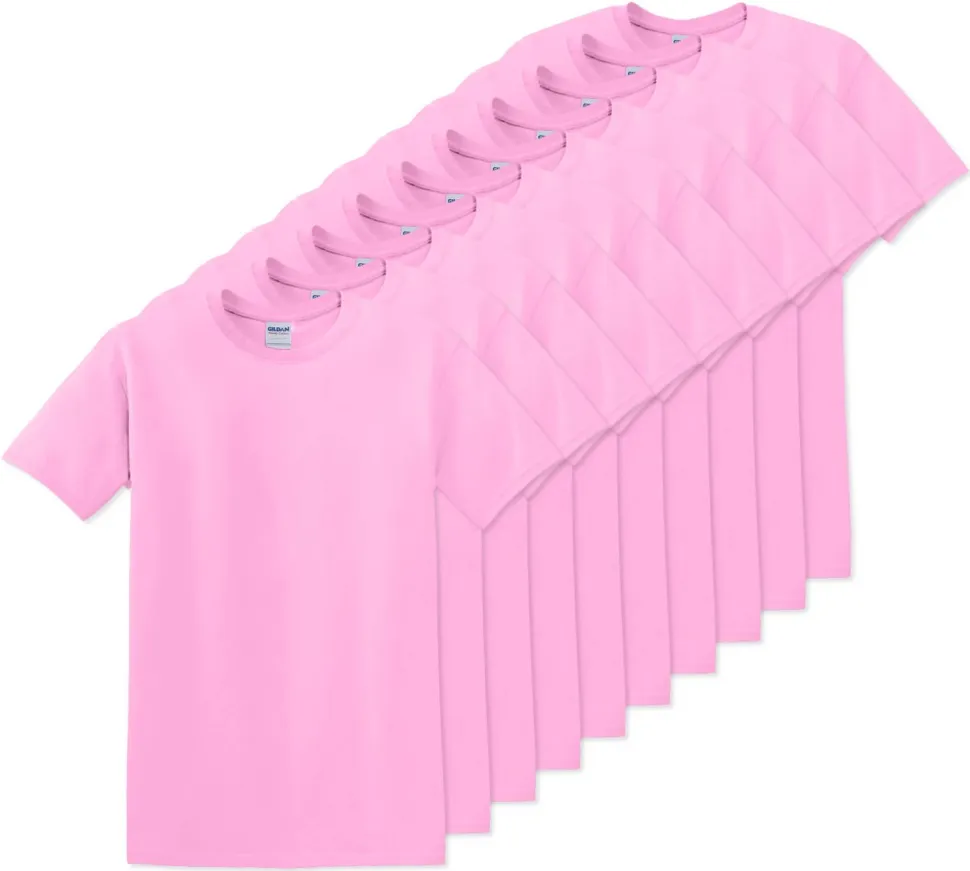 Pack de 10 Gildan 5000 - T-Shirt en Coton™ épais pour adultes