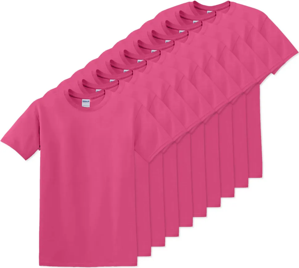 Pack de 10 Gildan 5000 - T-Shirt en Coton™ épais pour adultes