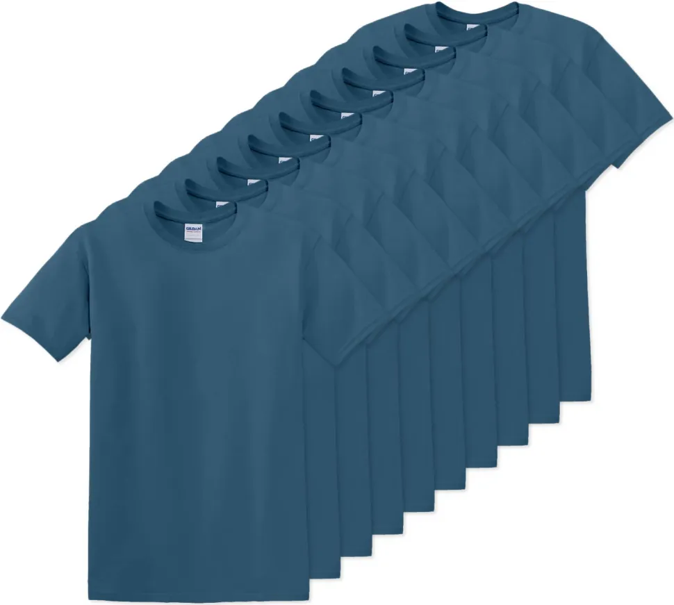 Pack de 10 Gildan 5000 - T-Shirt en Coton™ épais pour adultes