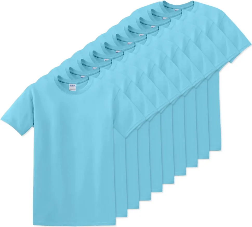 Pack de 10 Gildan 5000 - T-Shirt en Coton™ épais pour adultes