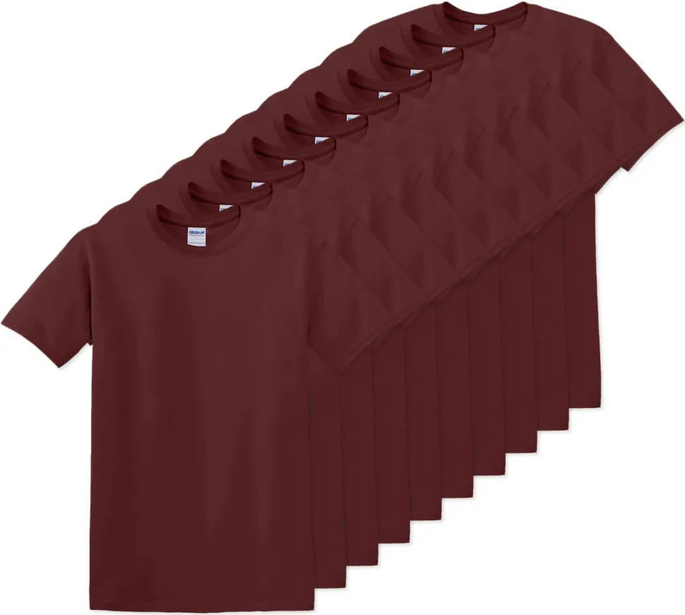 Pack de 10 Gildan 5000 - T-Shirt en Coton™ épais pour adultes