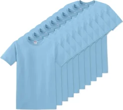 Pack de 10 Gildan 5000 - T-Shirt en Coton™ épais pour adultes