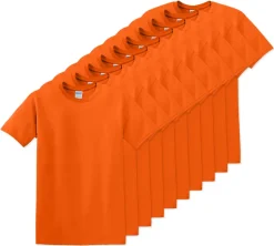 Pack de 10 Gildan 5000 - T-Shirt en Coton™ épais pour adultes