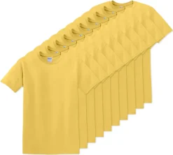 Pack de 10 Gildan 5000 - T-Shirt en Coton™ épais pour adultes