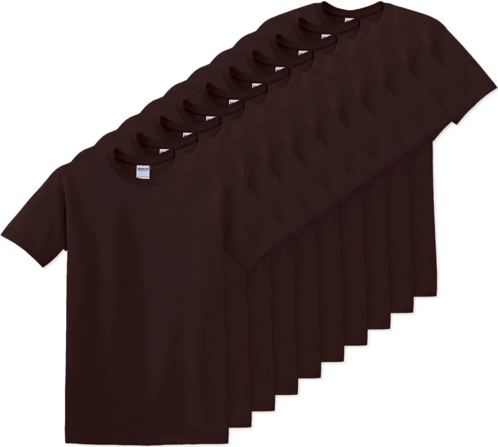 Pack de 10 Gildan 5000 - T-Shirt en Coton™ épais pour adultes