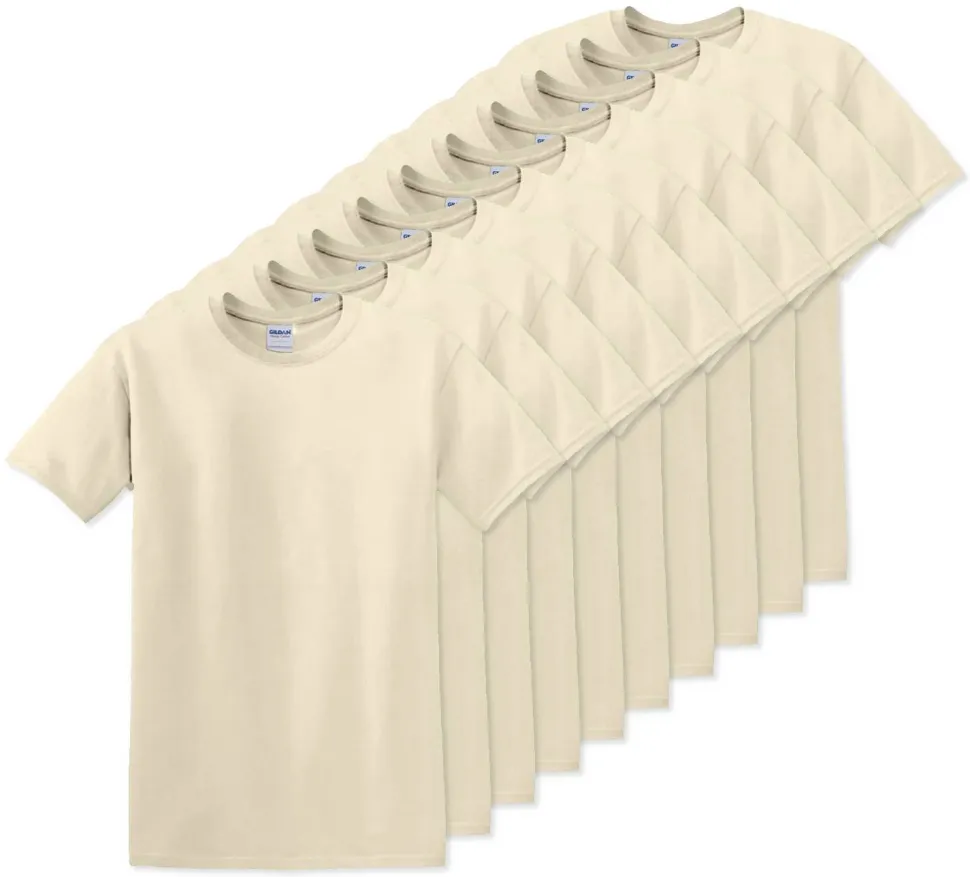 Pack de 100 Gildan 5000 - T-Shirt en Coton™ épais pour adultes