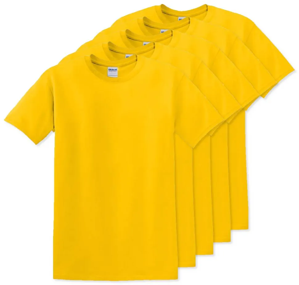 Pack de 50 Gildan 5000 - T-Shirt en Coton™ épais pour adultes