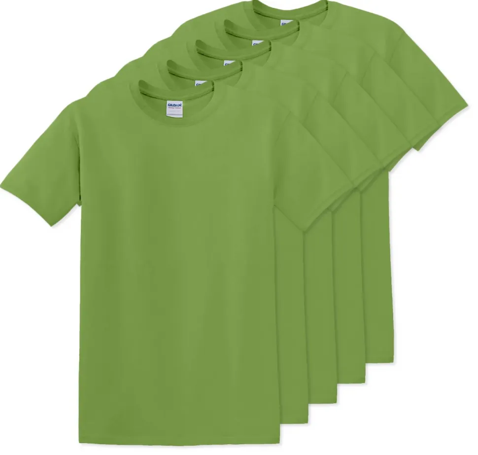 Pack de 5 Gildan 5000 - T-Shirt en Coton™ épais pour adultes