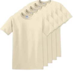 Pack de 5 Gildan 5000 - T-Shirt en Coton™ épais pour adultes
