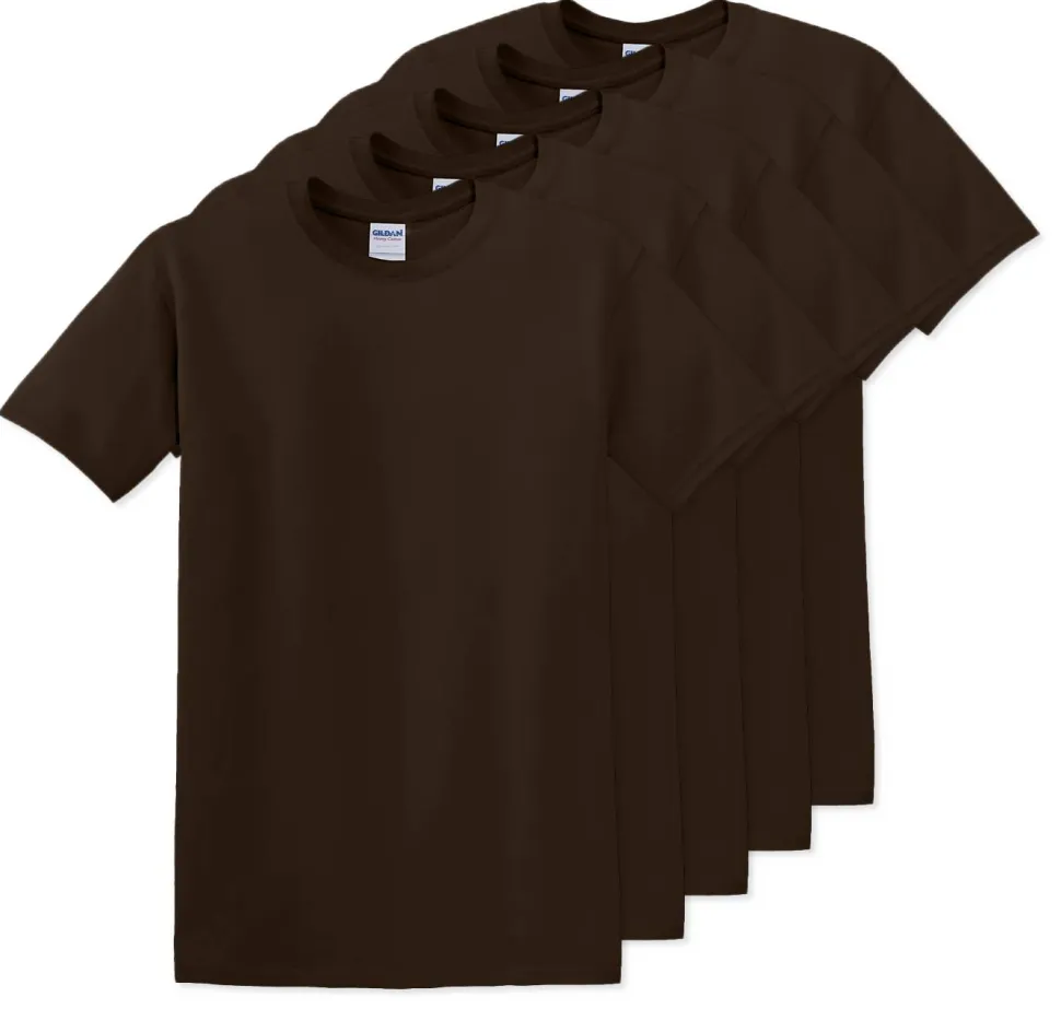 Pack de 5 Gildan 5000 - T-Shirt en Coton™ épais pour adultes